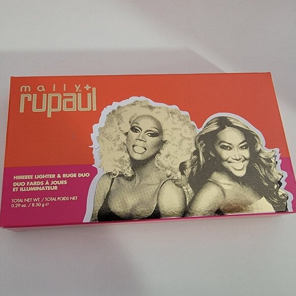 Mally + Rupaul Duo Face Cheek Blush Brand new So Lit + Legend - Picture 10 of 12